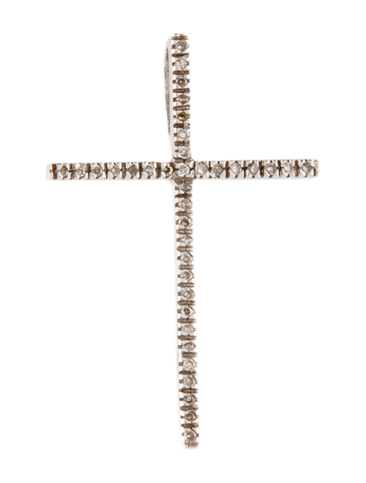 Pendant 10K Diamond Cross