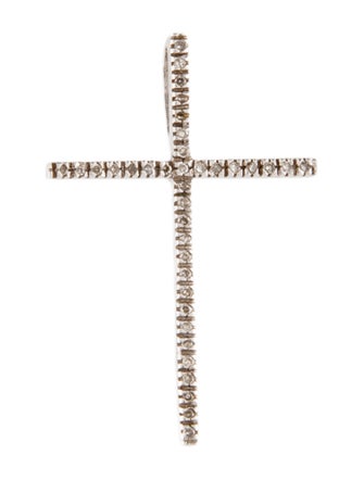 Pendant 10K Diamond Cross Pendant