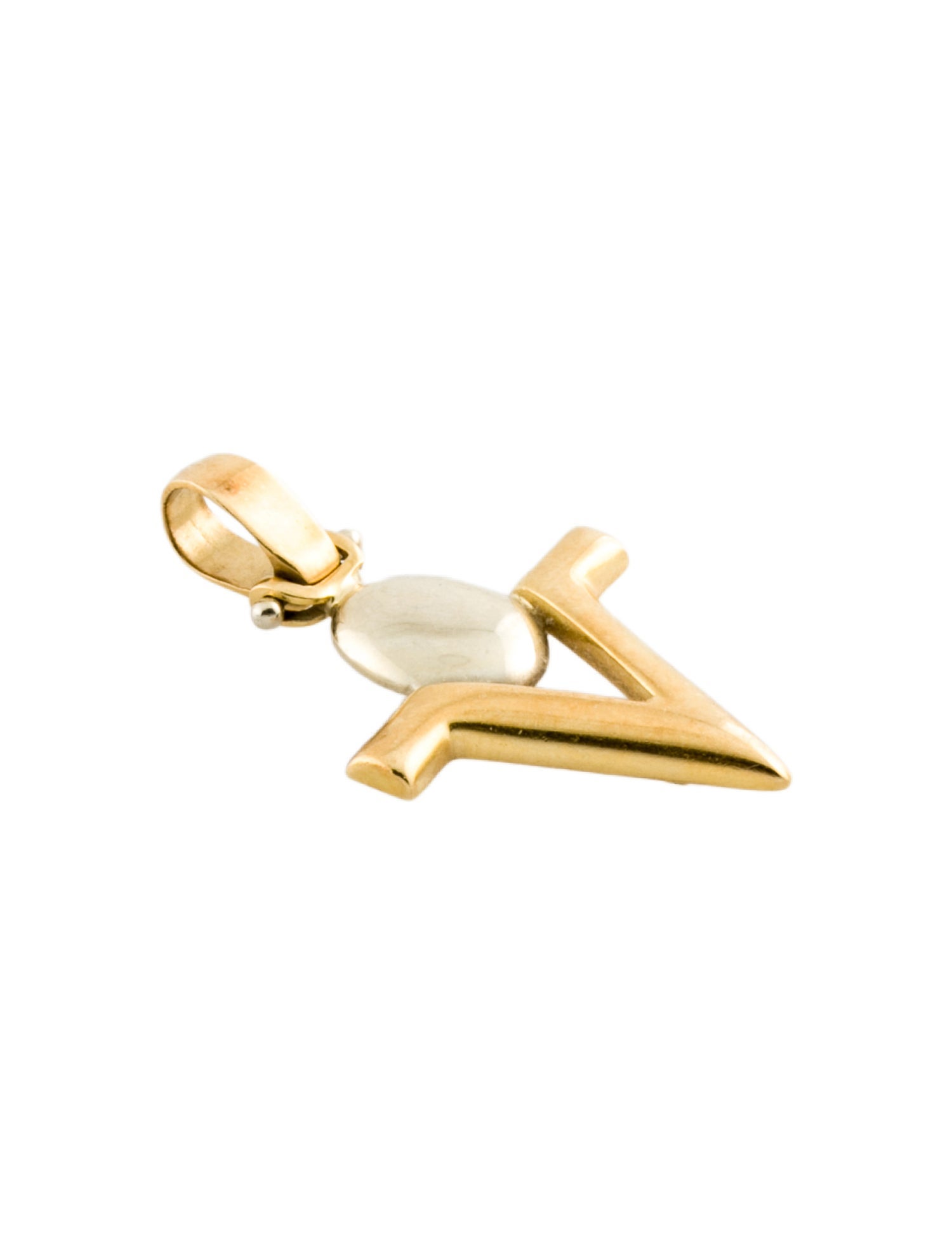 Pendant Pasino 18K Two-Tone