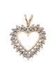 Pendant 10K Diamond Heart Pendant
