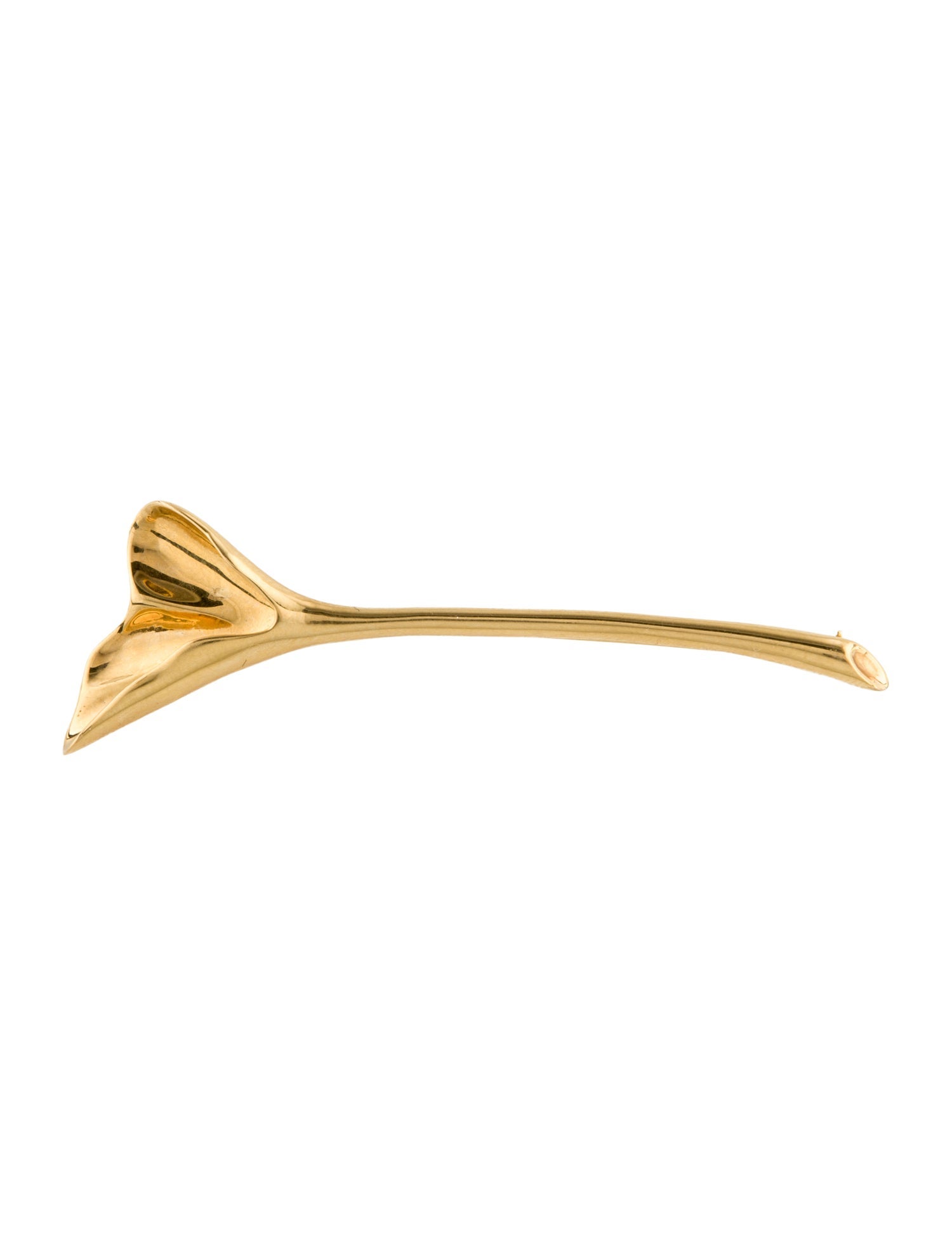 Tiffany & Co. Vintage 18K Gingko Leaf Pin Brooch