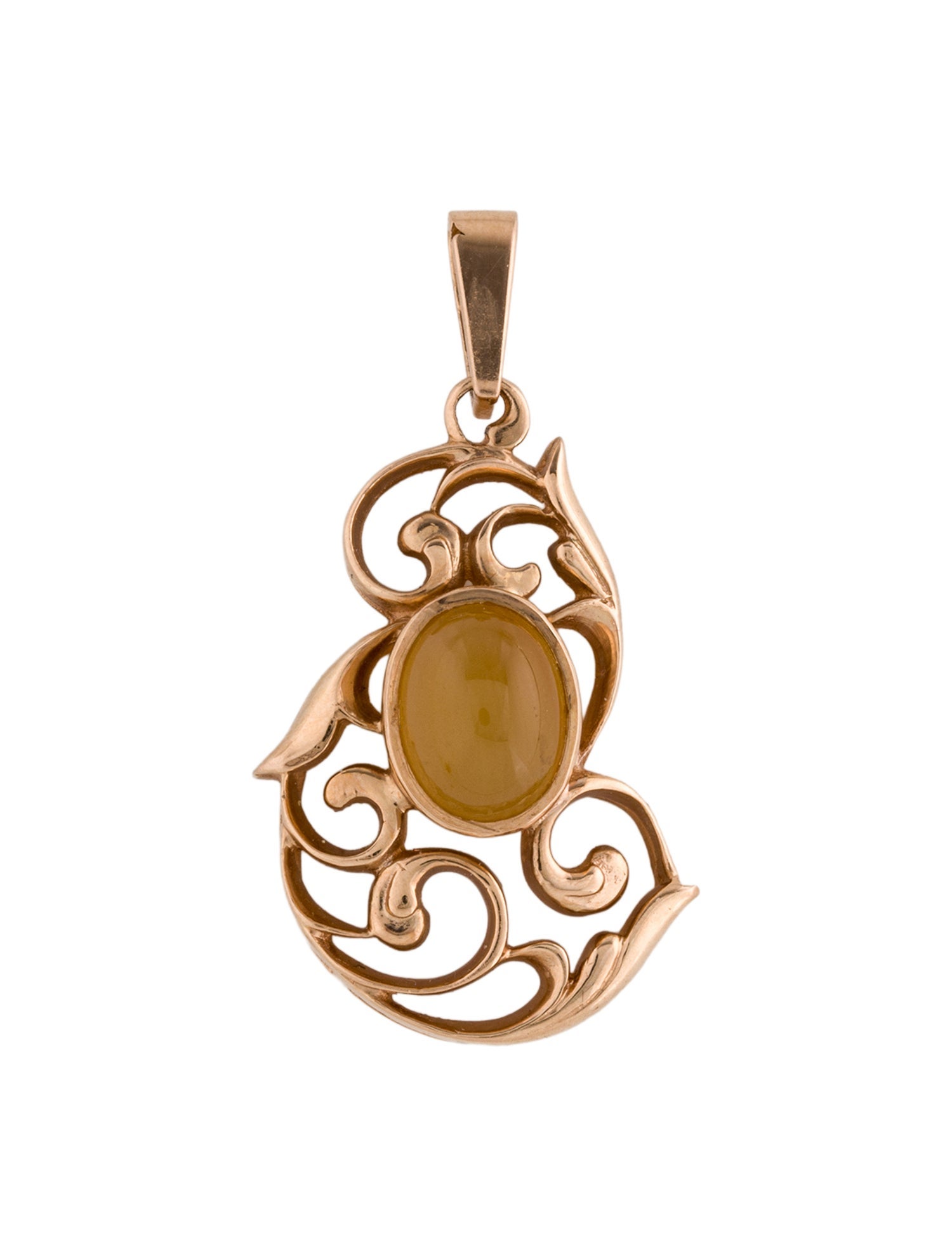 Pendant 14K Carnelian