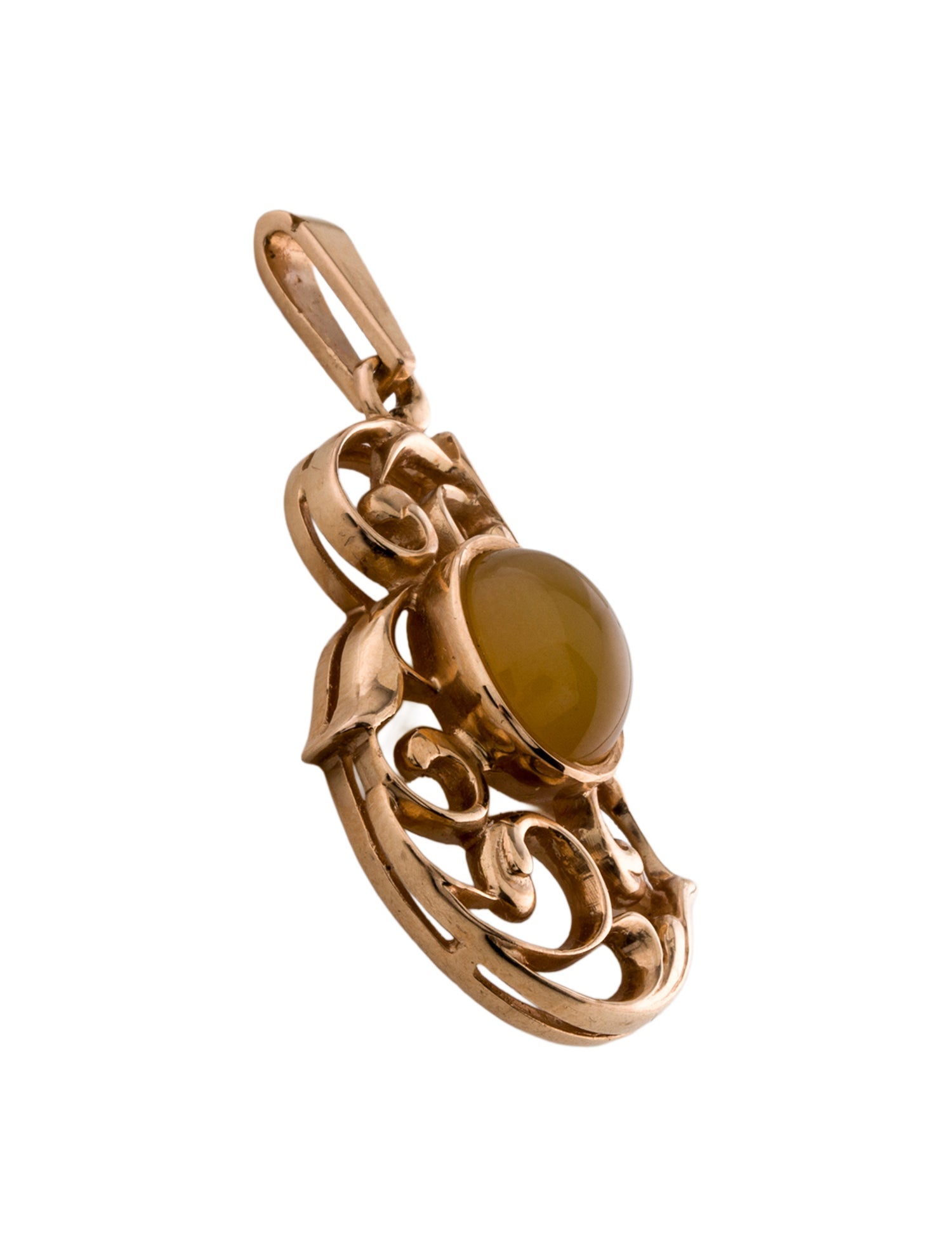 Pendant 14K Carnelian
