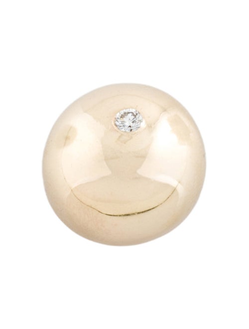 Pendant 14K Diamond Domed Pendant
