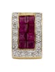 Pendant 14K Ruby & Diamond Pendant