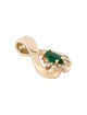 Pendant 14K Emerald & Diamond Pendant