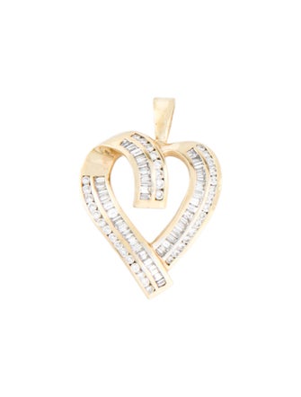 Pendant 14K 1.45ctw Diamond Heart Pendant