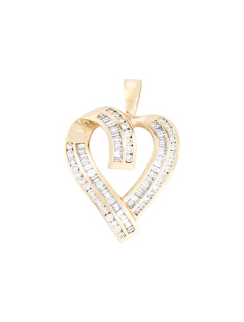 Pendant 14K 1.45ctw Diamond Heart Pendant