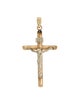 Pendant 14K Two-Tone Crucifix Pendant