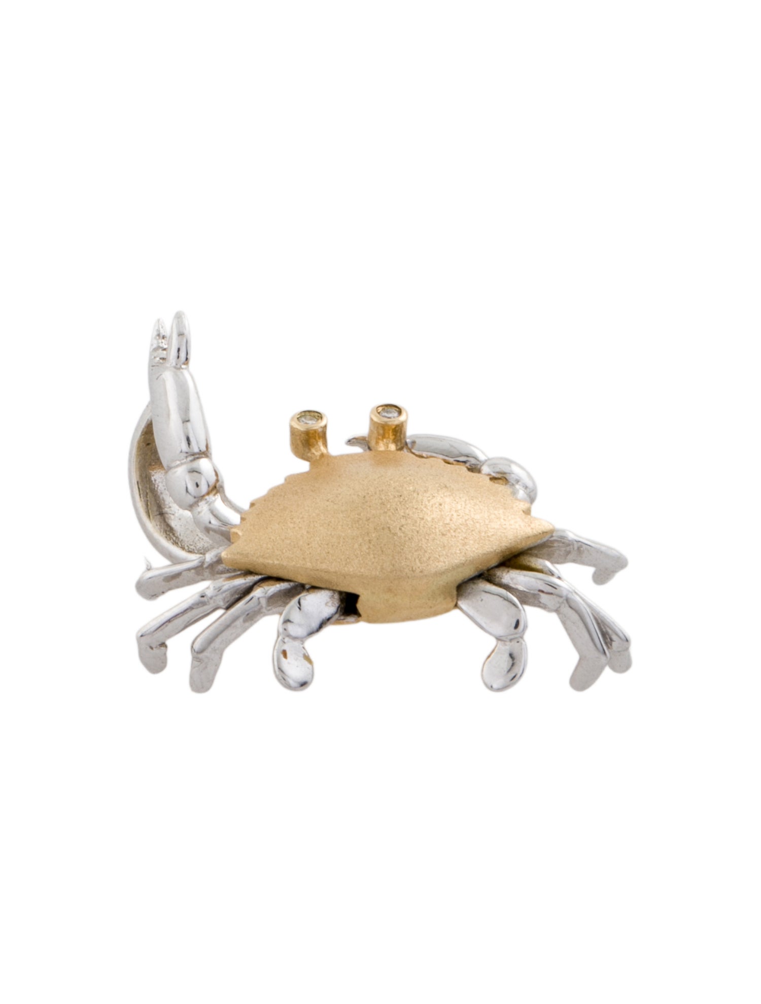 Pendant 14K Diamond Crab Zodiac