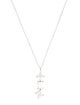 Pendant Platinum 1.54ctw Diamond Pendant Necklace