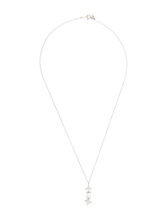 Pendant Platinum 1.54ctw Diamond Pendant Necklace