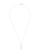 Pendant Platinum 1.54ctw Diamond Pendant Necklace