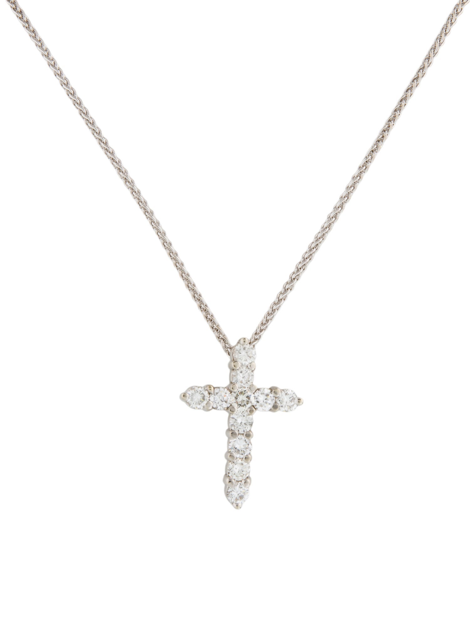 Pendant 14K 2.62ctw Diamond Cross Necklace