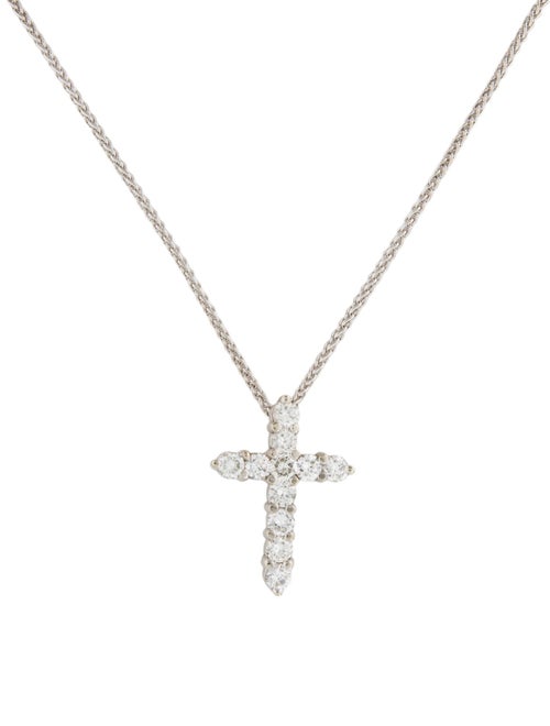 Pendant 14K 2.62ctw Diamond Cross Pendant Necklace