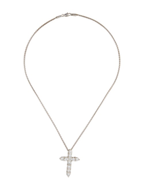 Pendant 14K 2.62ctw Diamond Cross Pendant Necklace