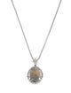 Pendant Platinum 5.22ct Opal & Diamond Pendant Necklace
