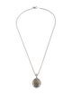 Pendant Platinum 5.22ct Opal & Diamond Pendant Necklace