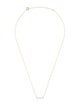Pendant 14K Diamond Bar Pendant Necklace