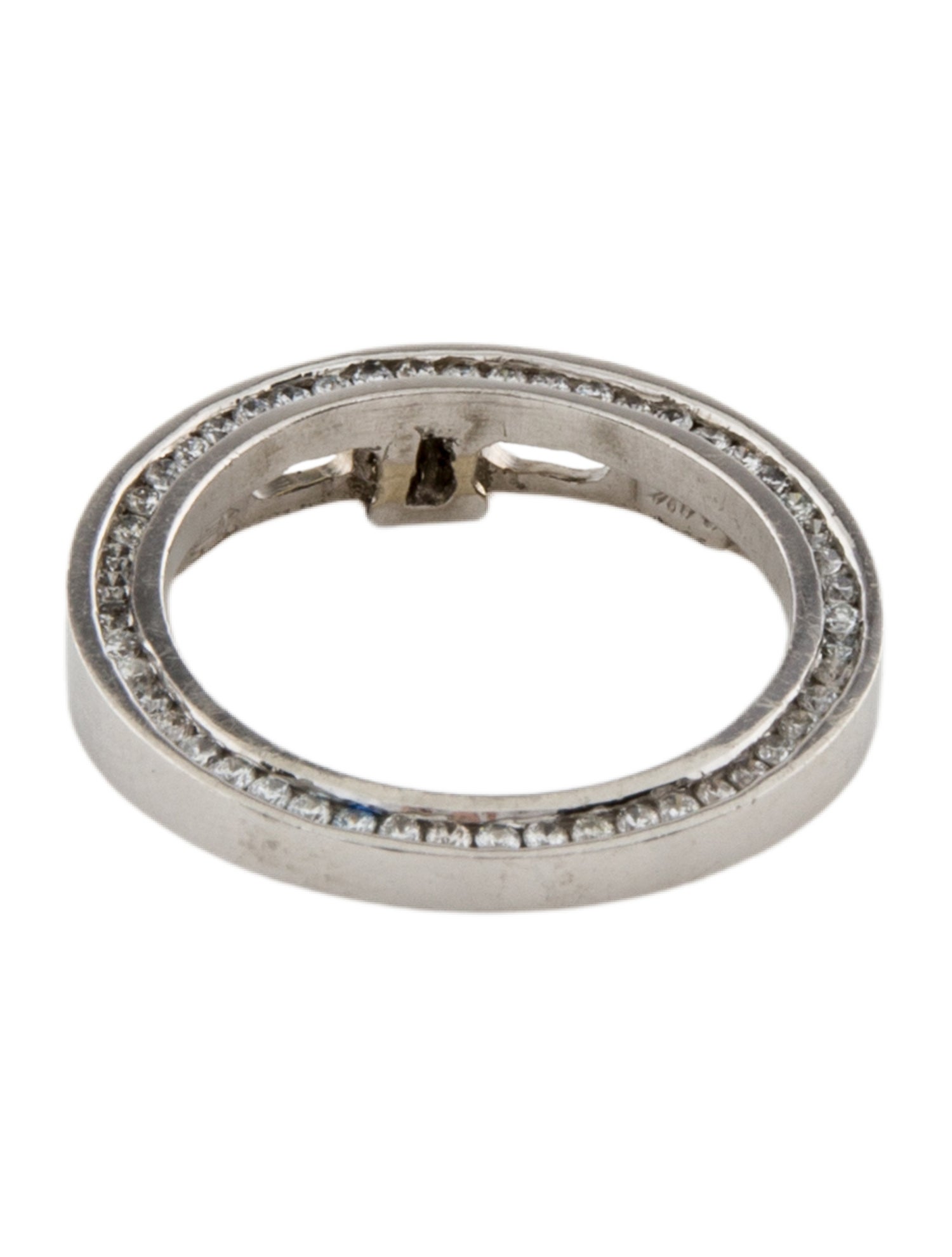 Pendant 14K Diamond Circle Slide Pendant