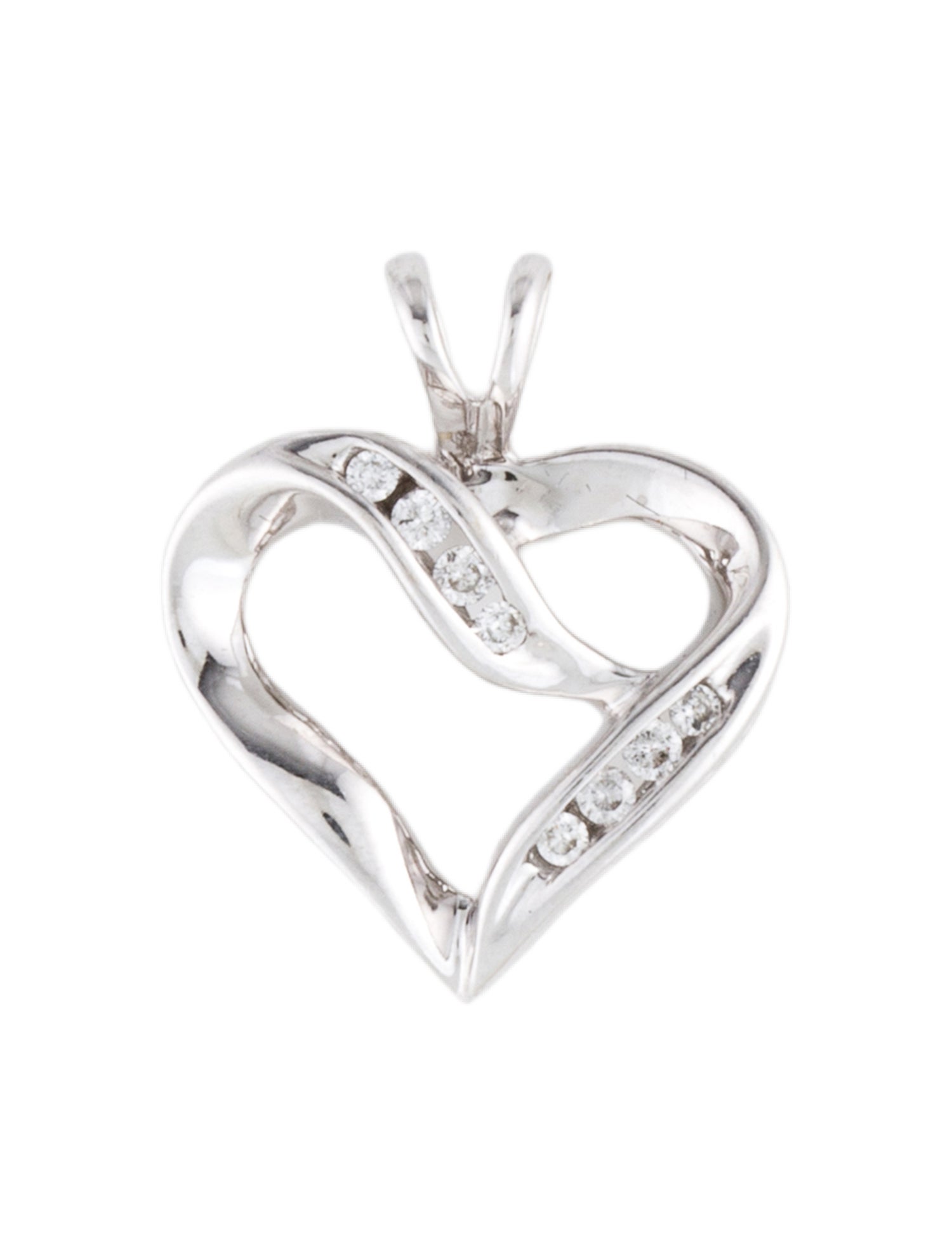 Pendant 14K Diamond Heart Pendant