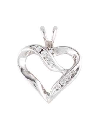 Pendant 14K Diamond Heart Pendant
