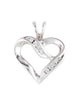 Pendant 14K Diamond Heart Pendant