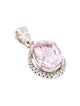Pendant 18K 6.90ct Kunzite & Diamond Pendant