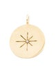 Pendant 14K Diamond Star Disc Pendant