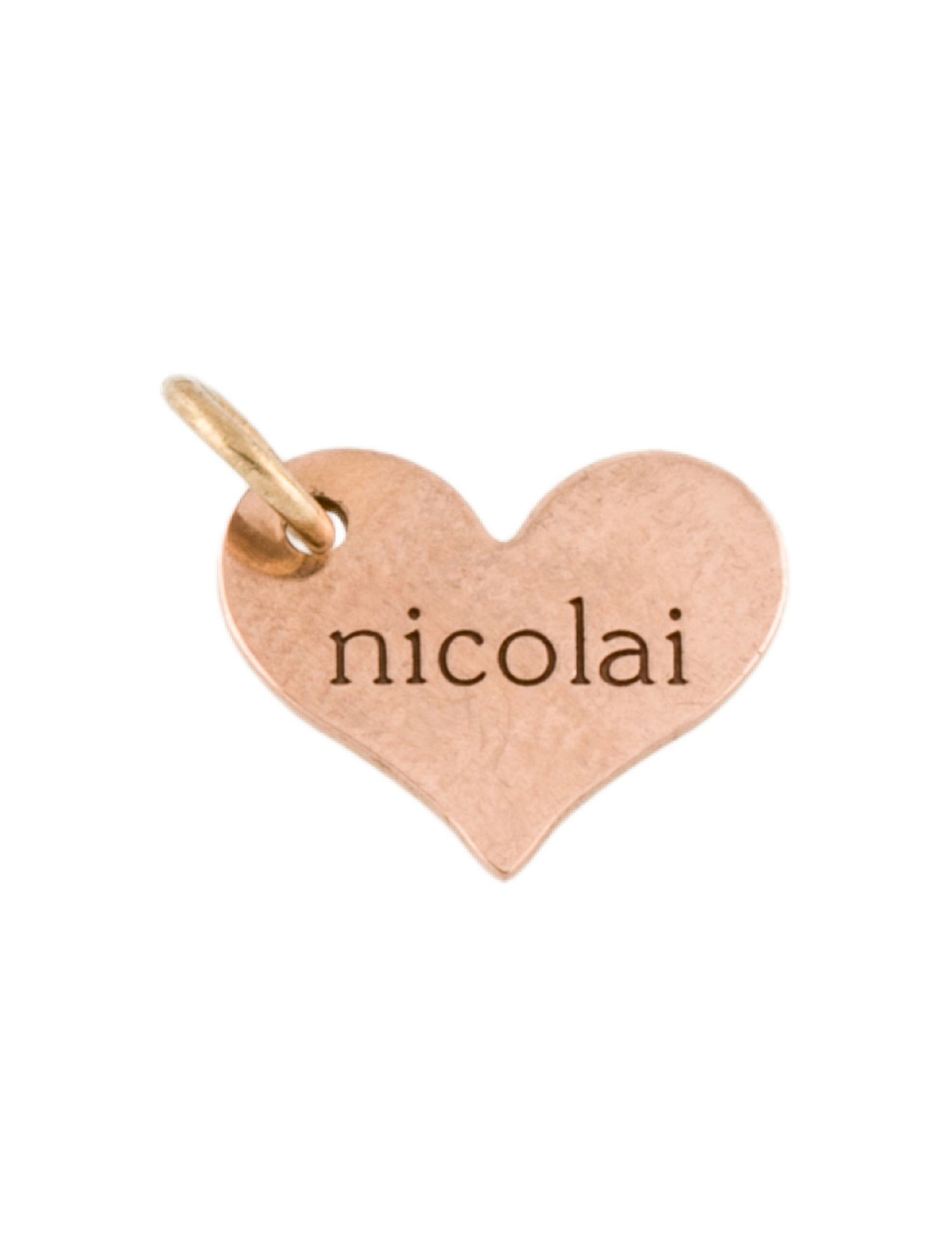Pendant 14K Heart Tag