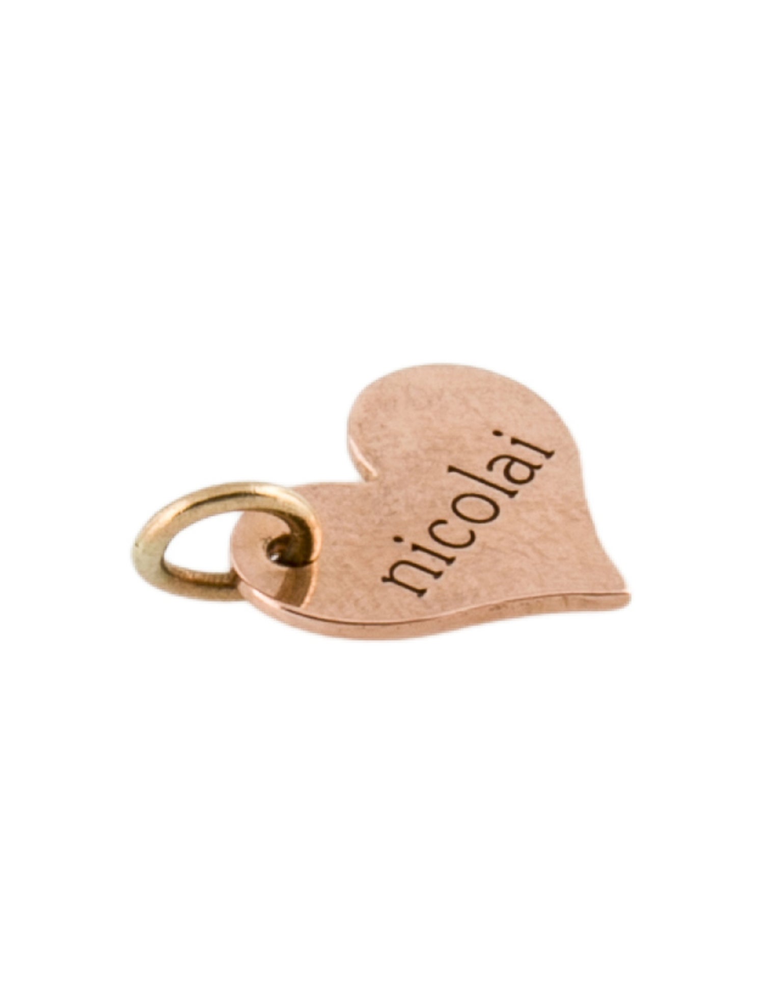 Pendant 14K Heart Tag