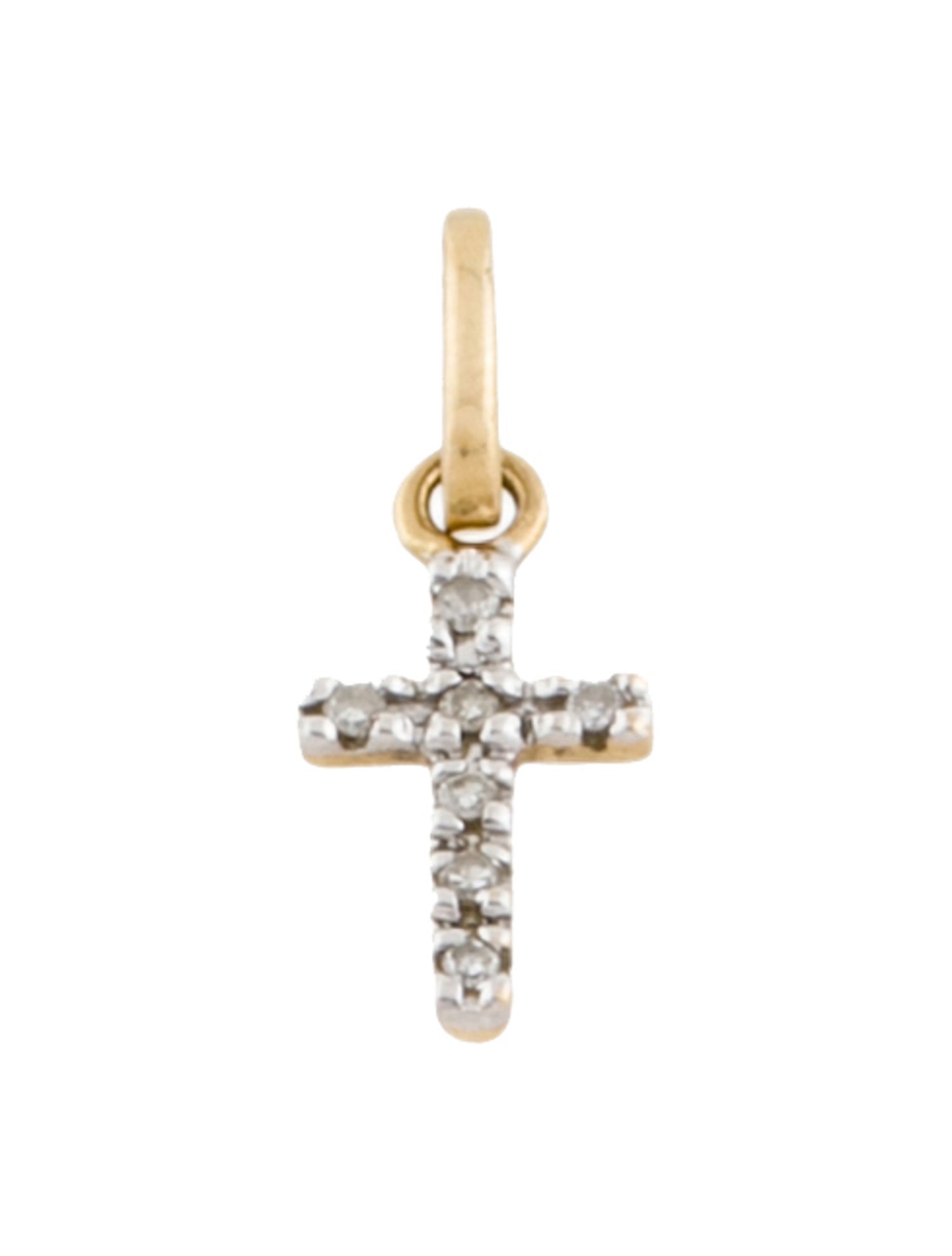 Pendant 14K Diamond Mini Cross