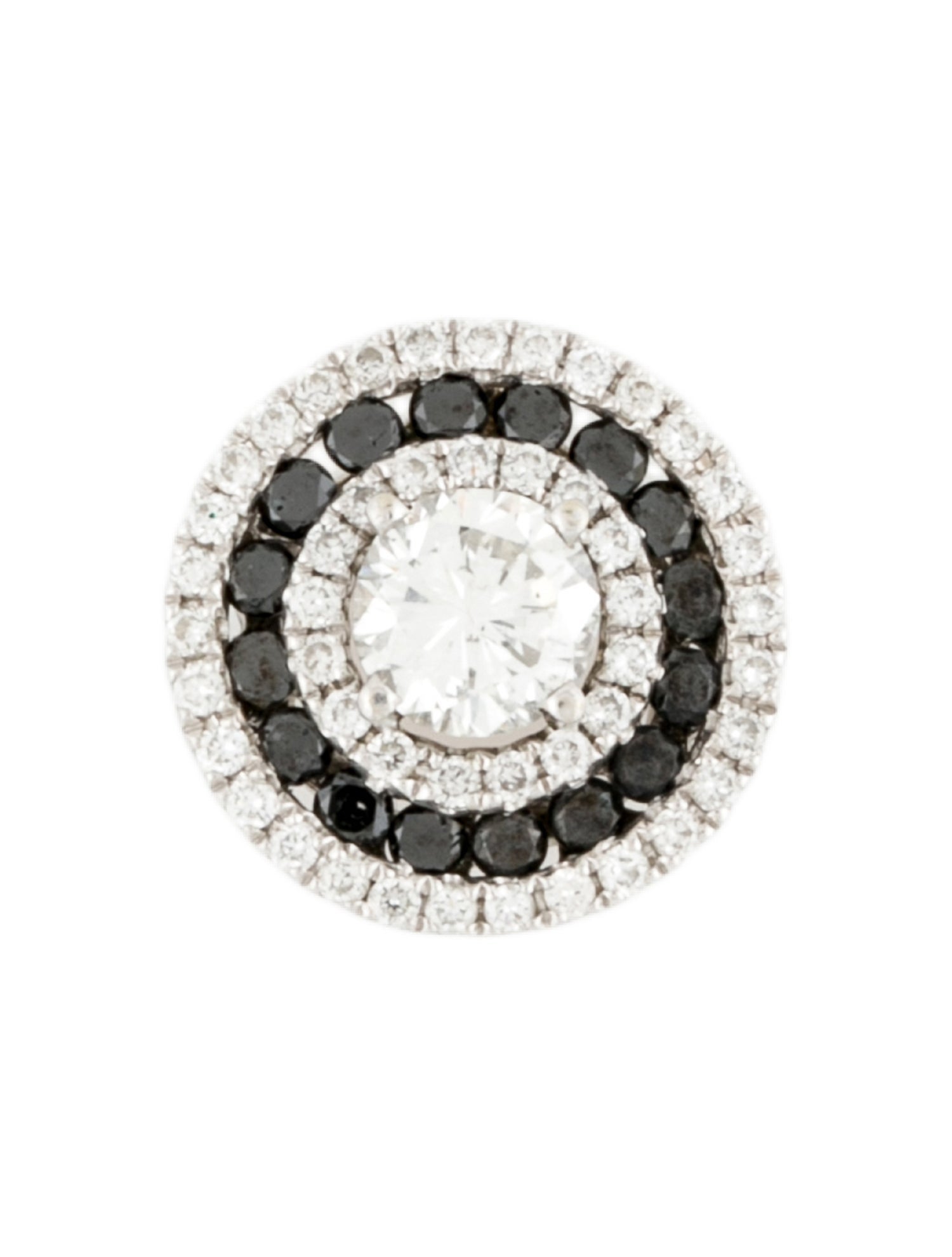 Pendant 18K Diamond Triple Halo