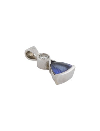 Pendant 14K Tanzanite & Diamond Pendant