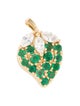 Pendant 18K Emerald & Lab-Grown Diamond Strawberry Pendant