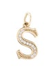 Pendant 14K Diamond 'S' Pendant