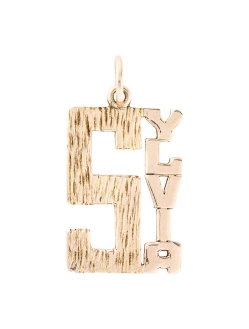 Pendant 10K 'Sylvia' Pendant