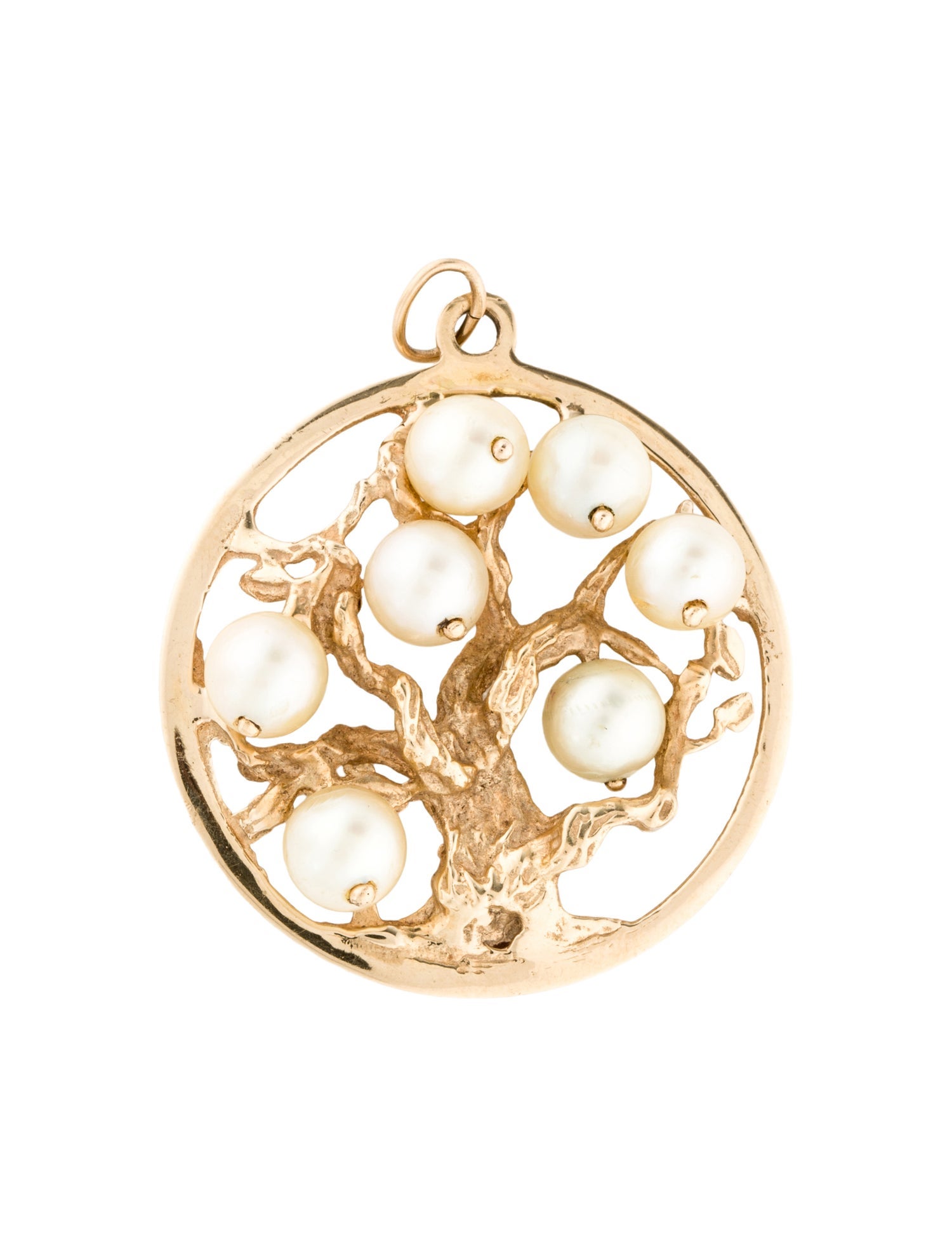 Pendant 14K Pearl Tree Pendant