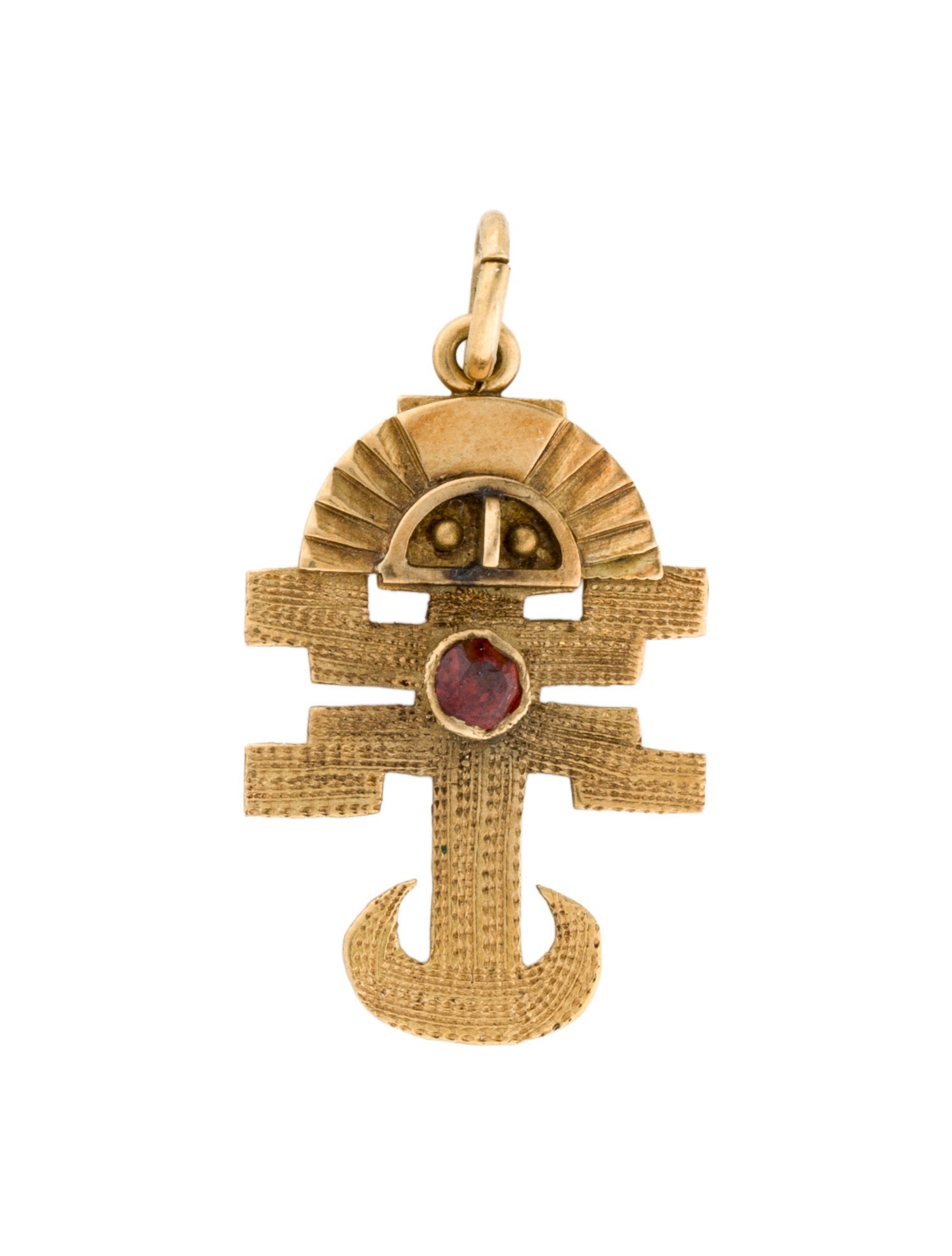 Pendant 18K Garnet Figural Pendant