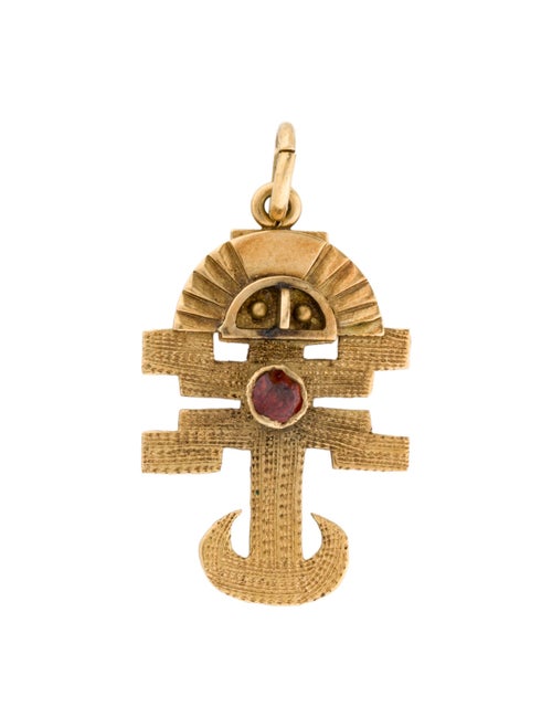 Pendant 18K Garnet Figural Pendant