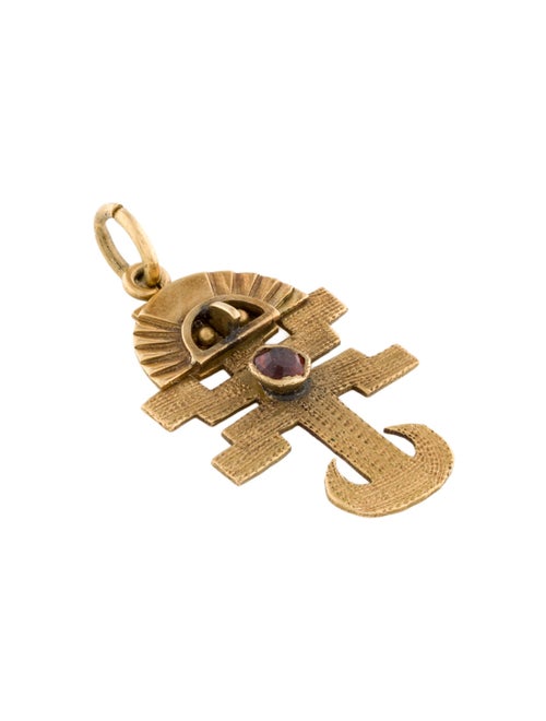 Pendant 18K Garnet Figural Pendant