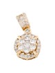Pendant 14K Diamond Cluster Pendant