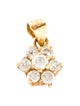Pendant 18K Diamond Flower Pendant