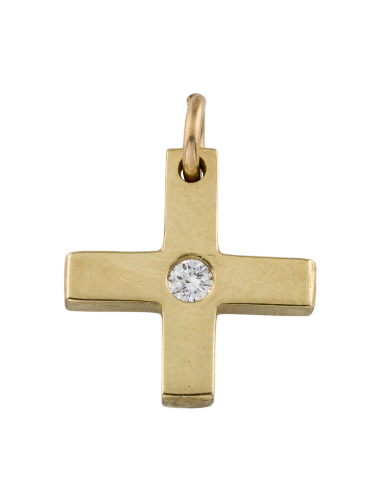 Pendant 18K Diamond Cross