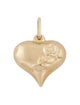 Pendant 14K Flower Heart Charm