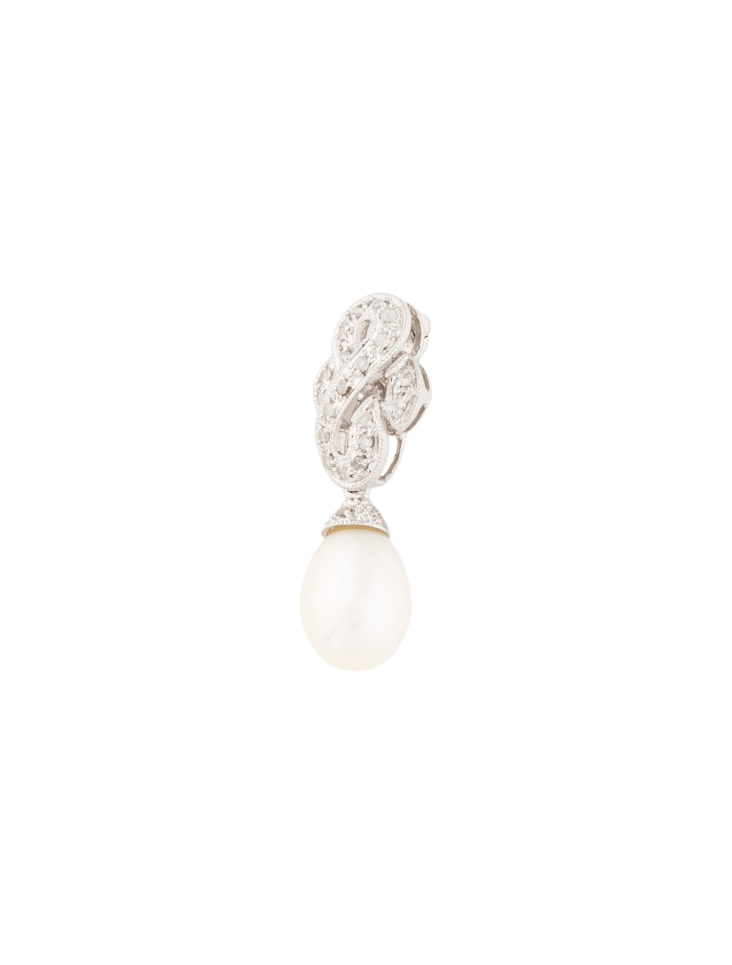 Pendant 14K Pearl & Diamond
