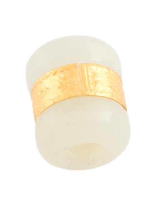 Pendant 24K Nephrite Tube