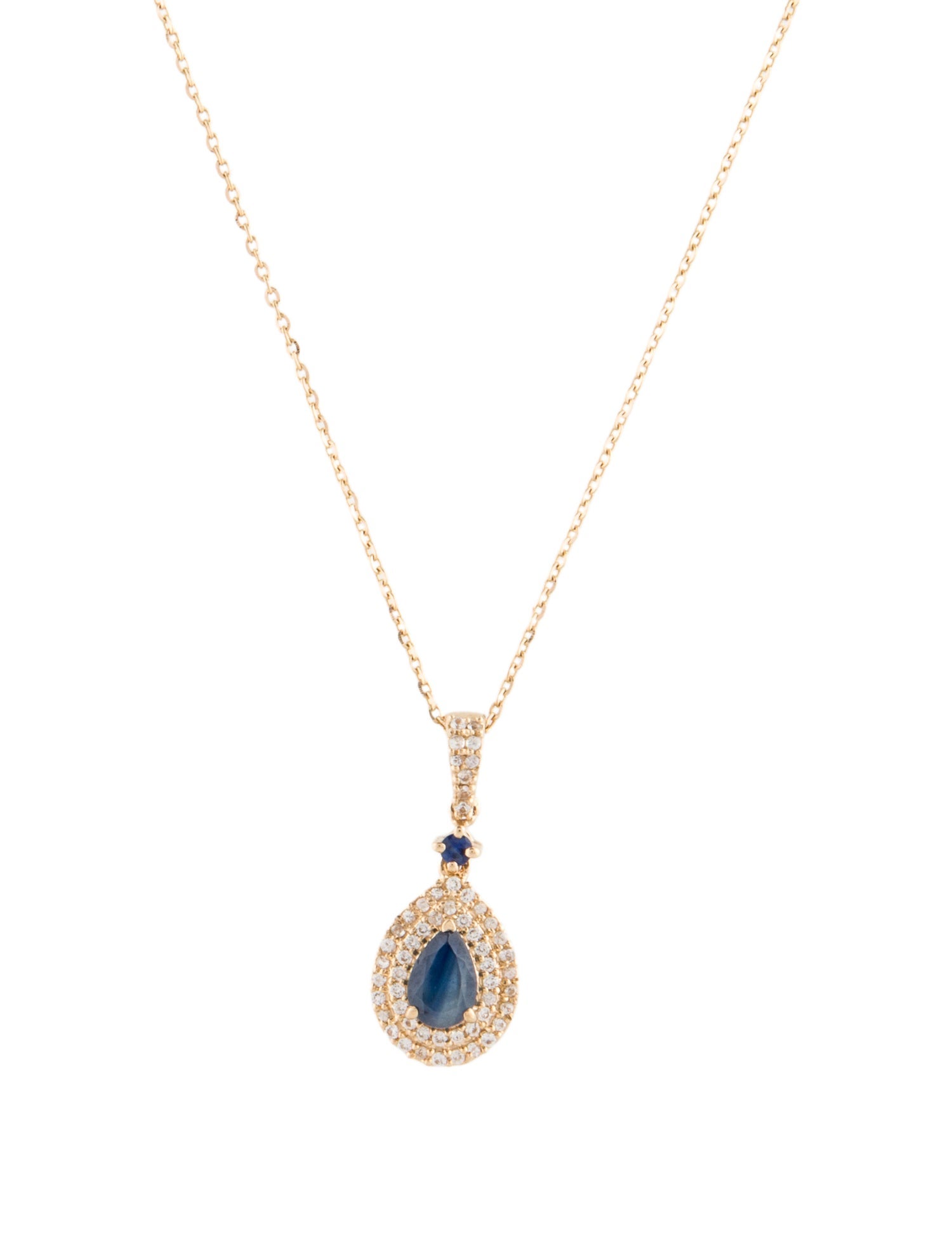 Pendant Sapphire Pendant Necklace