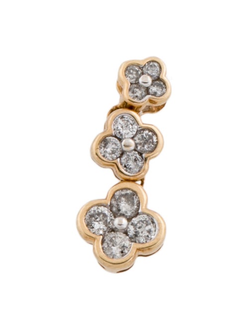 Pendant 14K Diamond Trio Drop