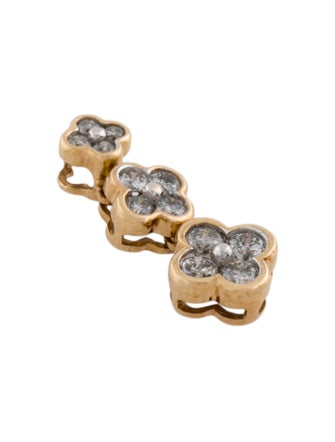 Pendant 14K Diamond Trio Drop